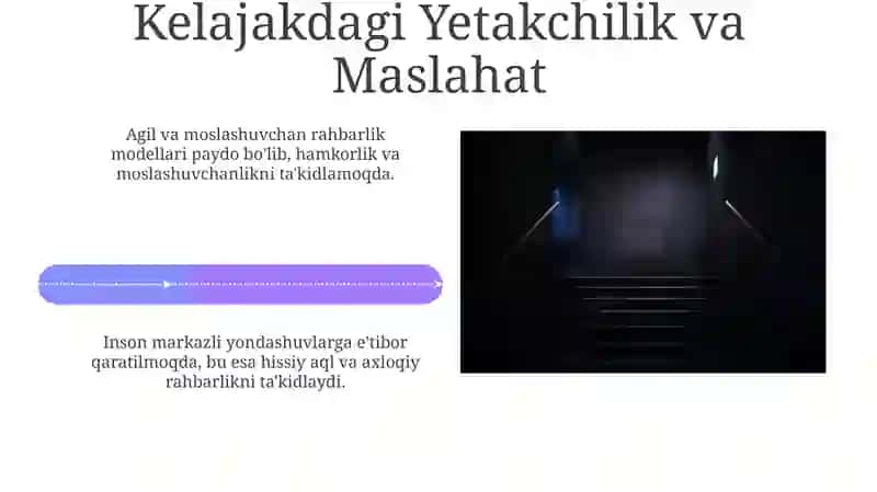 Yetakchi zamonaviy konsultativ nazariyalar va texnalogiyalar talqini 4