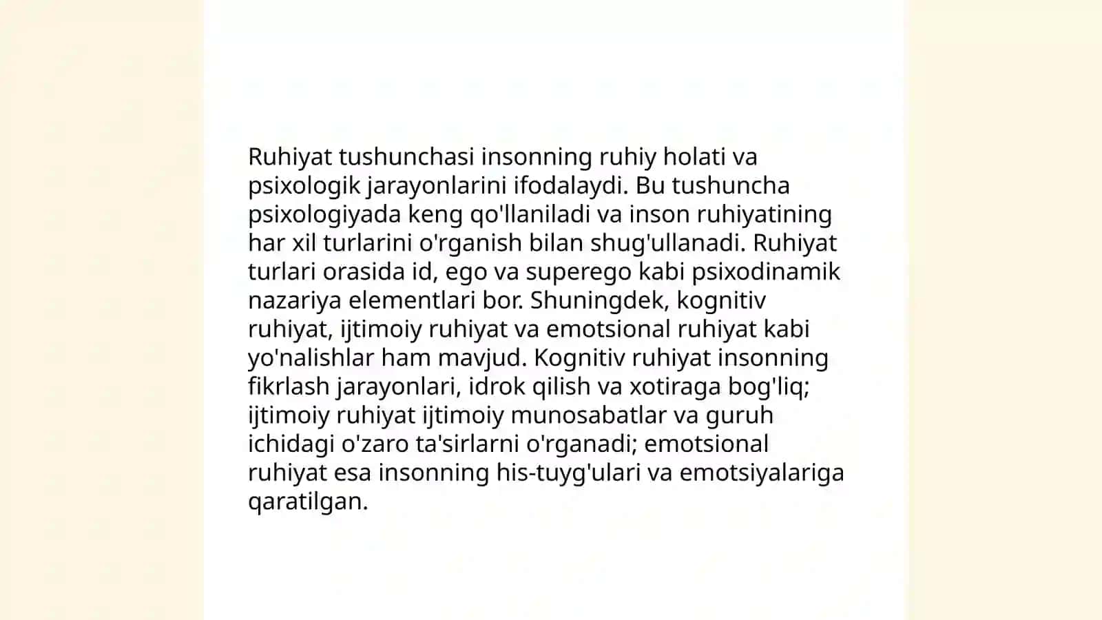 Abu Ali ibn Sino ruhiyat ilmiga doir qarashlari 4