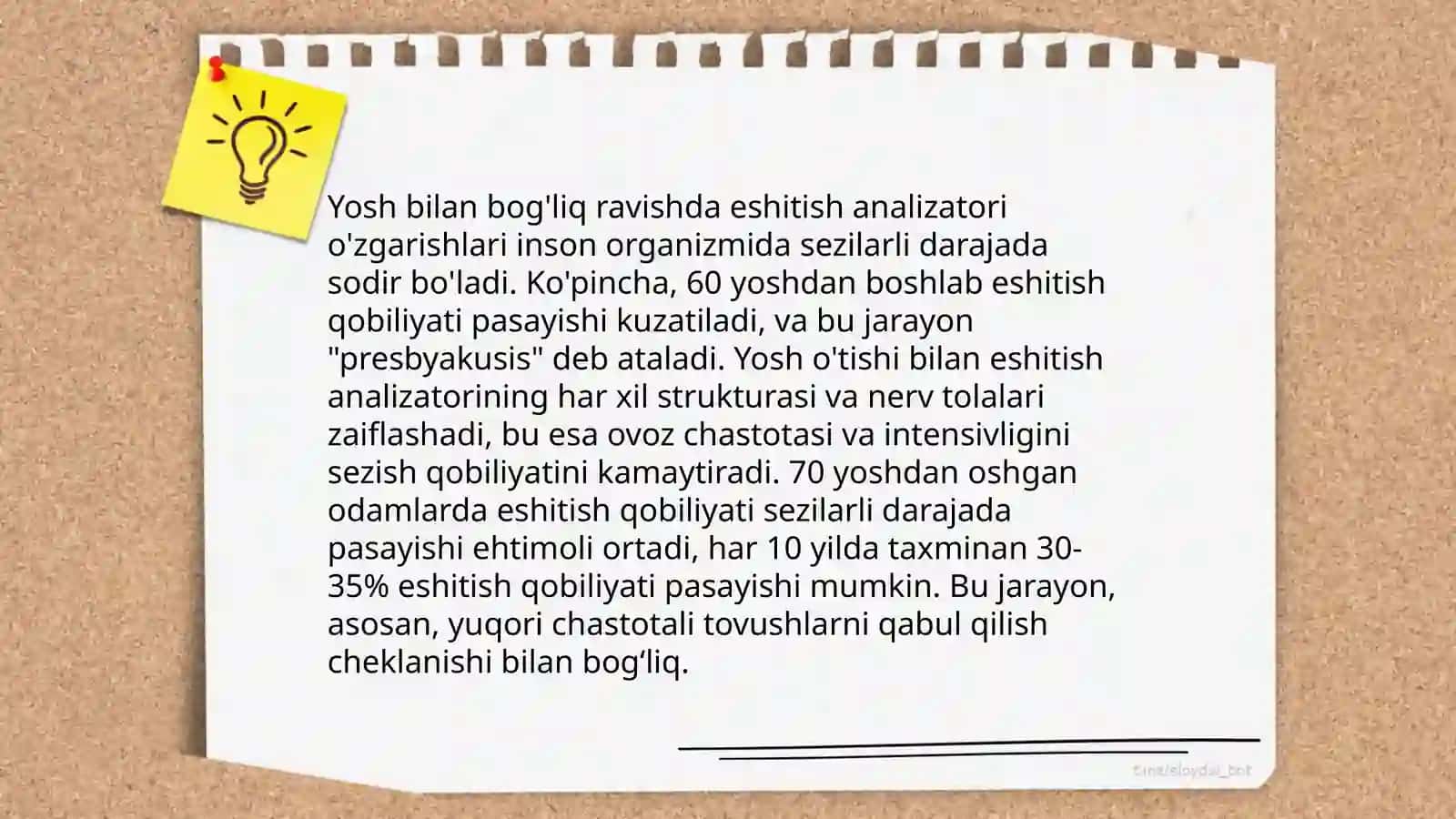 Analizatorlarning yosh hususiyatlari 4