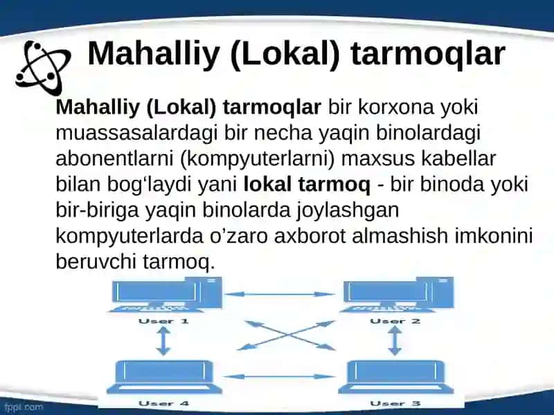 Lokal hisoblash  tarmog’i 4