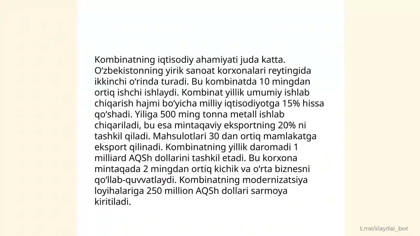 Olmaliq kon-metallurgiya kombinati 4