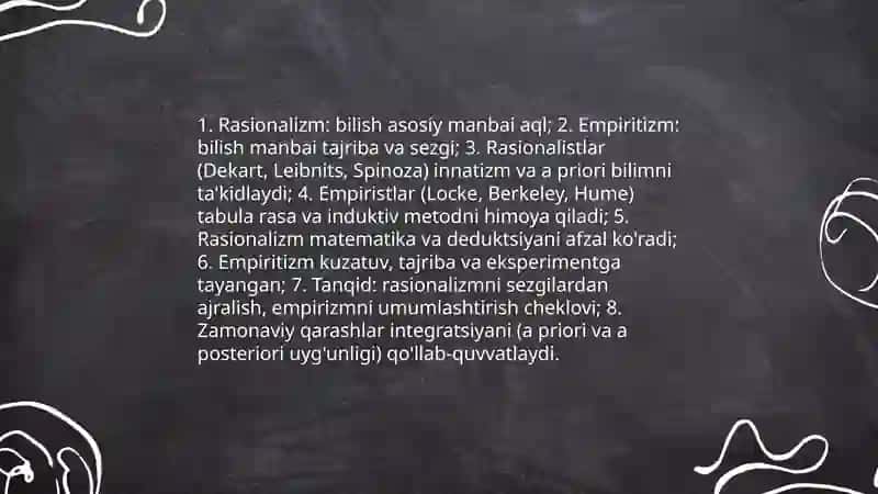 Bilish nazariyasi: asosiy yo'nalishlari va muammolari 4