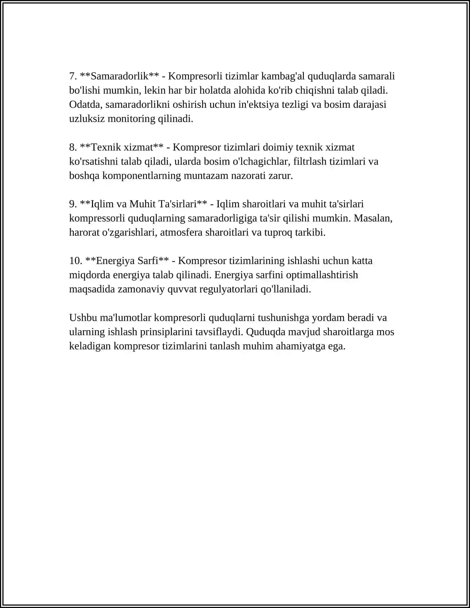 KOMPRESSORLI QUDUG'INI TADQIQ QILISH 4