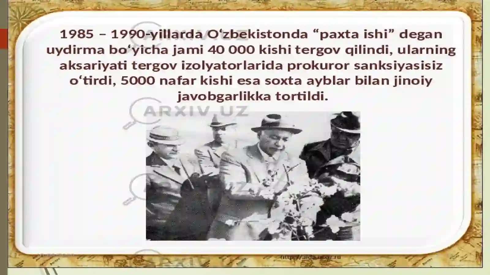 Paxta ishi O’zbek ishi 4