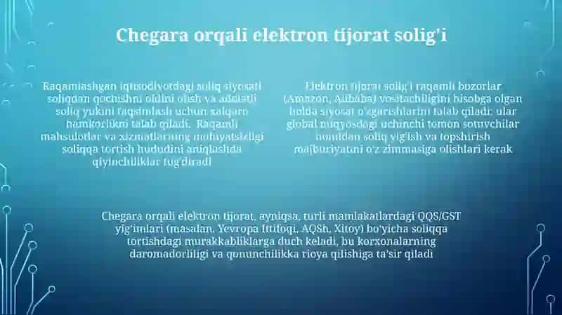 Raqamli Soliq Muammolari 4