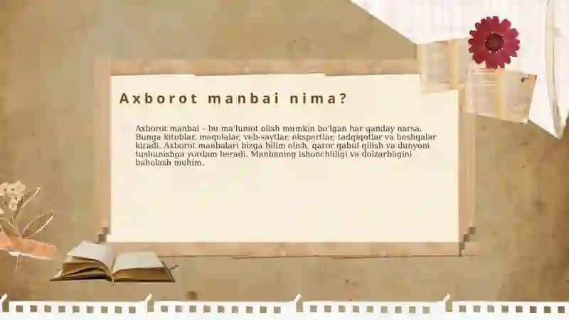 Axborot manbalari va ularning turlari 4