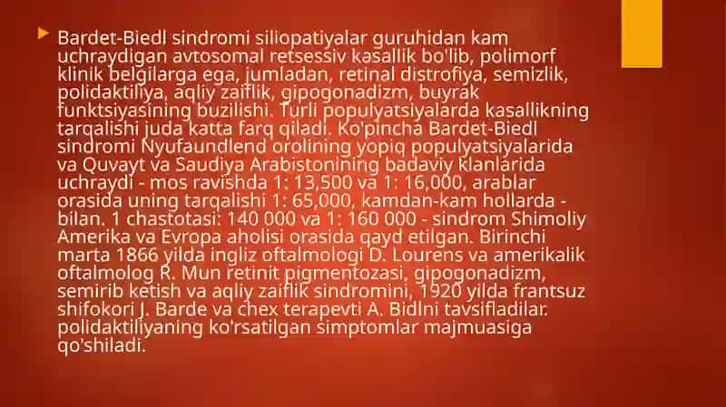 BARDE BIDLE SINDROMI 4