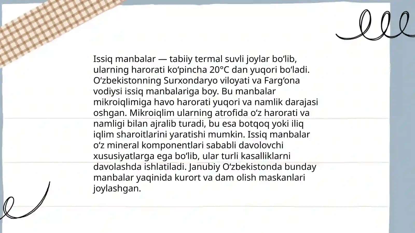 Mikroorganizmlarning Geyserlar va issiq manbalar tarqalishi 4