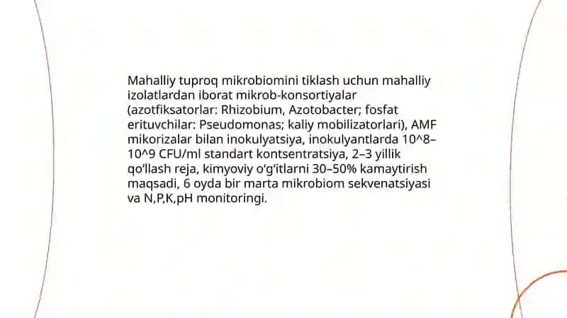 Oʻz hududingiz uchun foydali boʻlgan biotexnologik startap gʻoyasi 4
