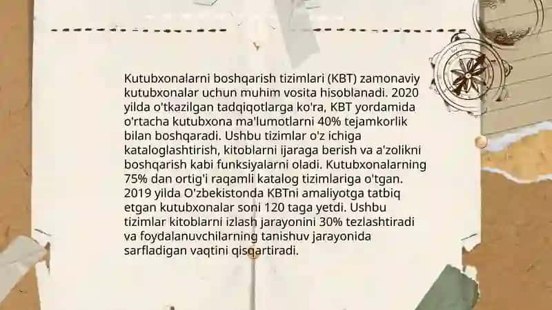 kutubxona axborot faoliyatining tarixi 4