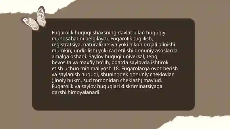 Shaxsiy erkinlik va maxfiylik huquqi 4