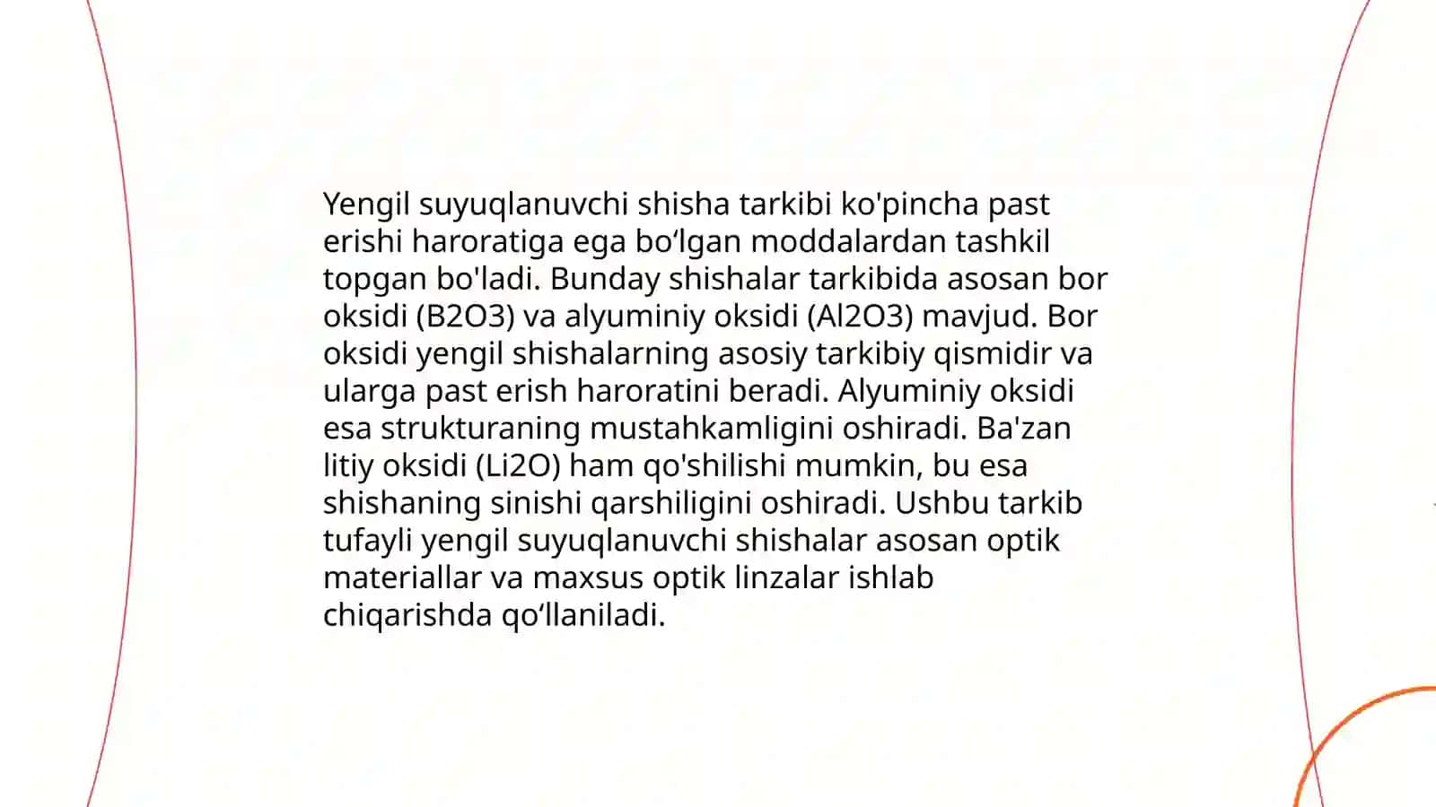 Yengil suyuqlanuvchi shisha olish 4