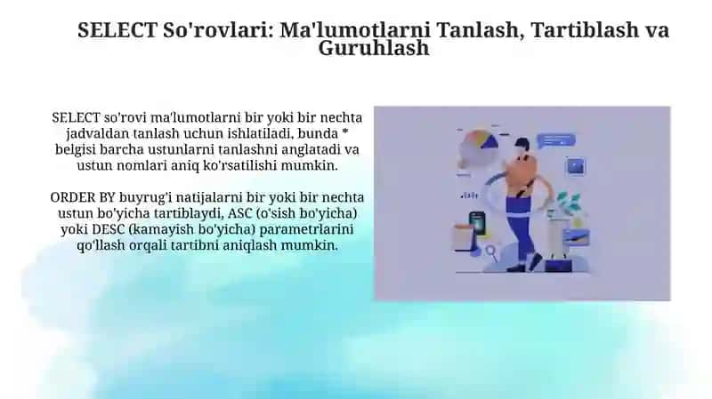 MS Access da So'rovlar Yaratish Asoslari 4