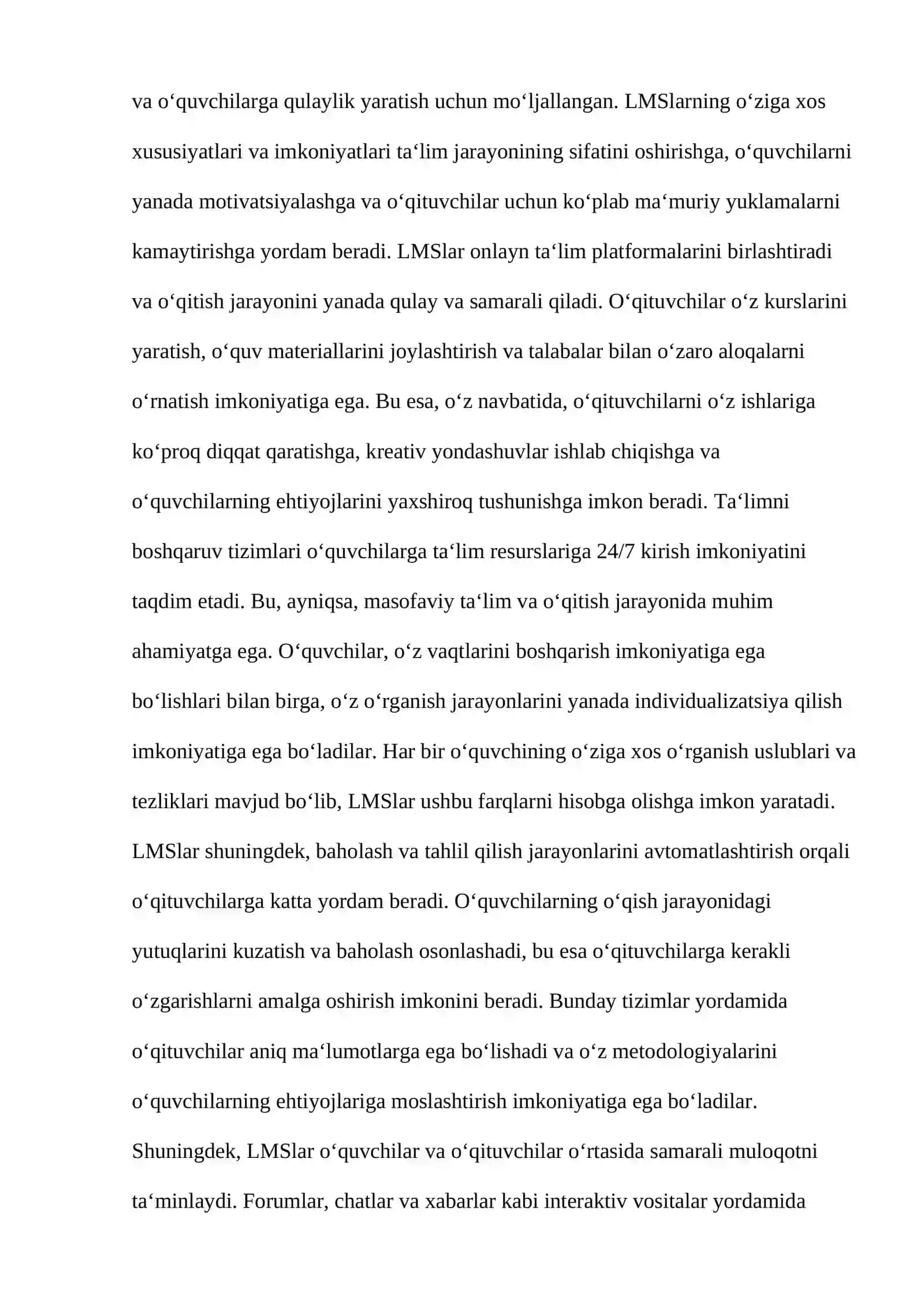 LMS (learning management system) boshqaruv tizimlari 4