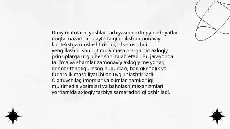 Xujanoyazóva Munisaning dinshunoslik fanidan prezentatsiyasi 4