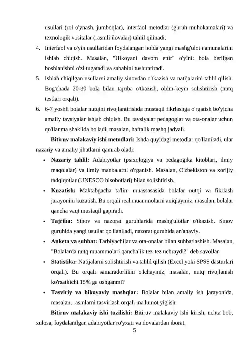 Nutqini rivojlantirish mashg‘ulotlari 6-7 yoshli bola uchun 4