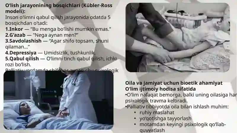 O‘lim hodisasi va o‘lish jarayonining bioetikaviy jihatlari 4