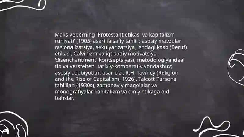 Maks Veberning falsafiy qarashlari adabiyotlari bilan 4