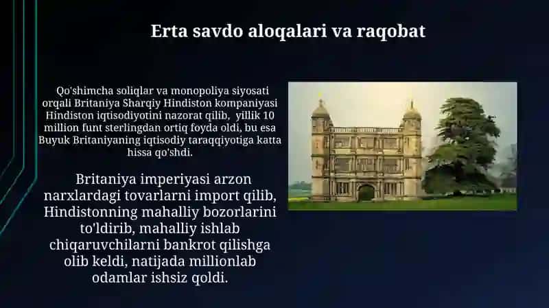 Hindistonning buyuk britaniya mustamlakasiga aylanishi 4