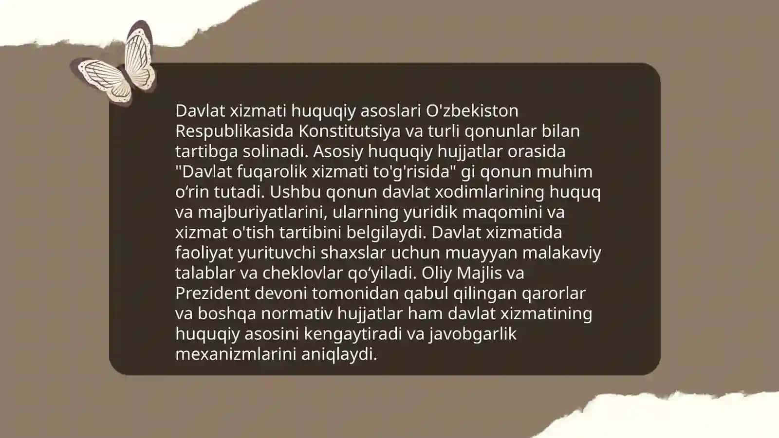 Davlat xizmatining umumiy tavsifi 4