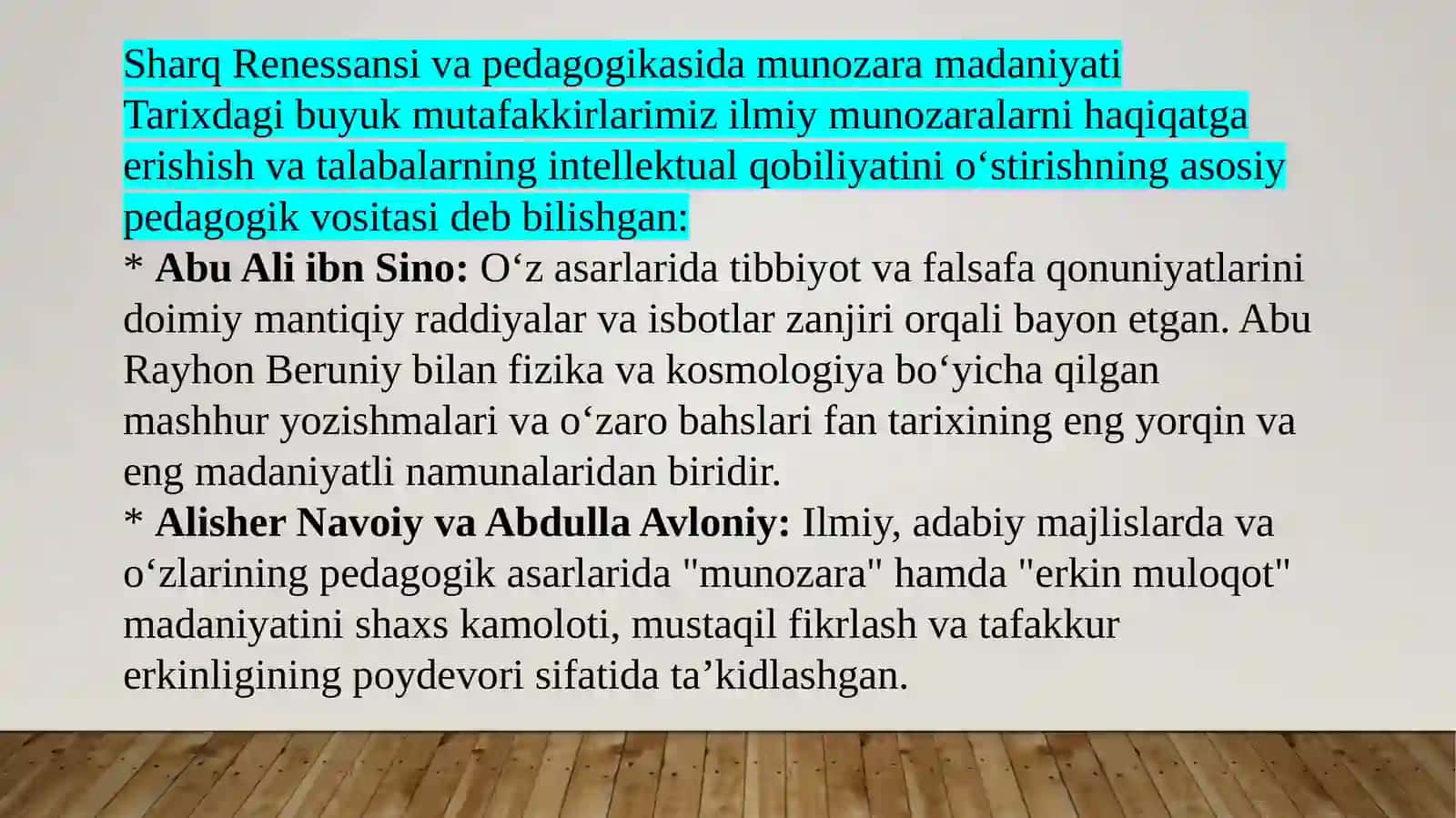 FANLAR TARIXIDA BAHS-MUNOZARALARNING ROLI VA AHAMIYATI 4