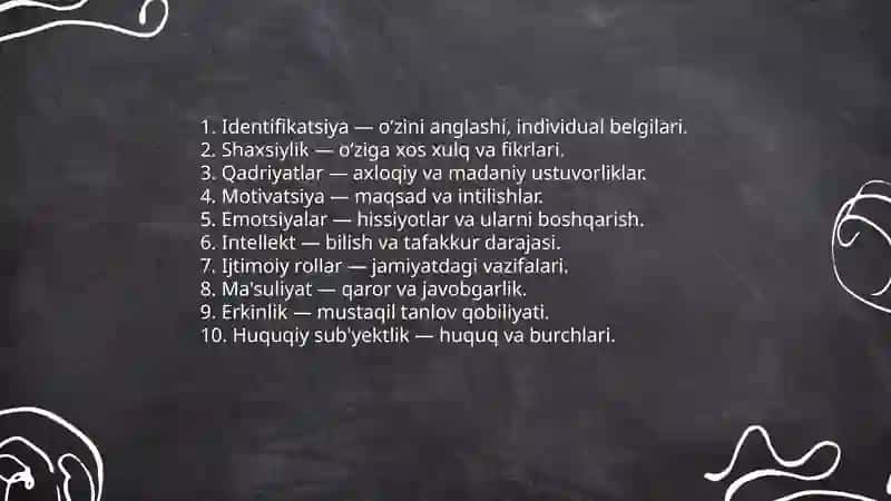 Shaxs to‘g‘risida umumiy tushuncha 4