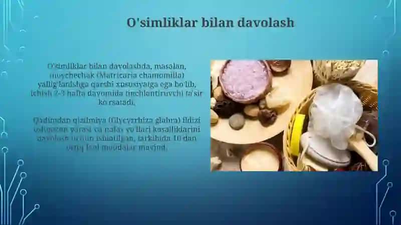 Noananaviy davolash usullari 4