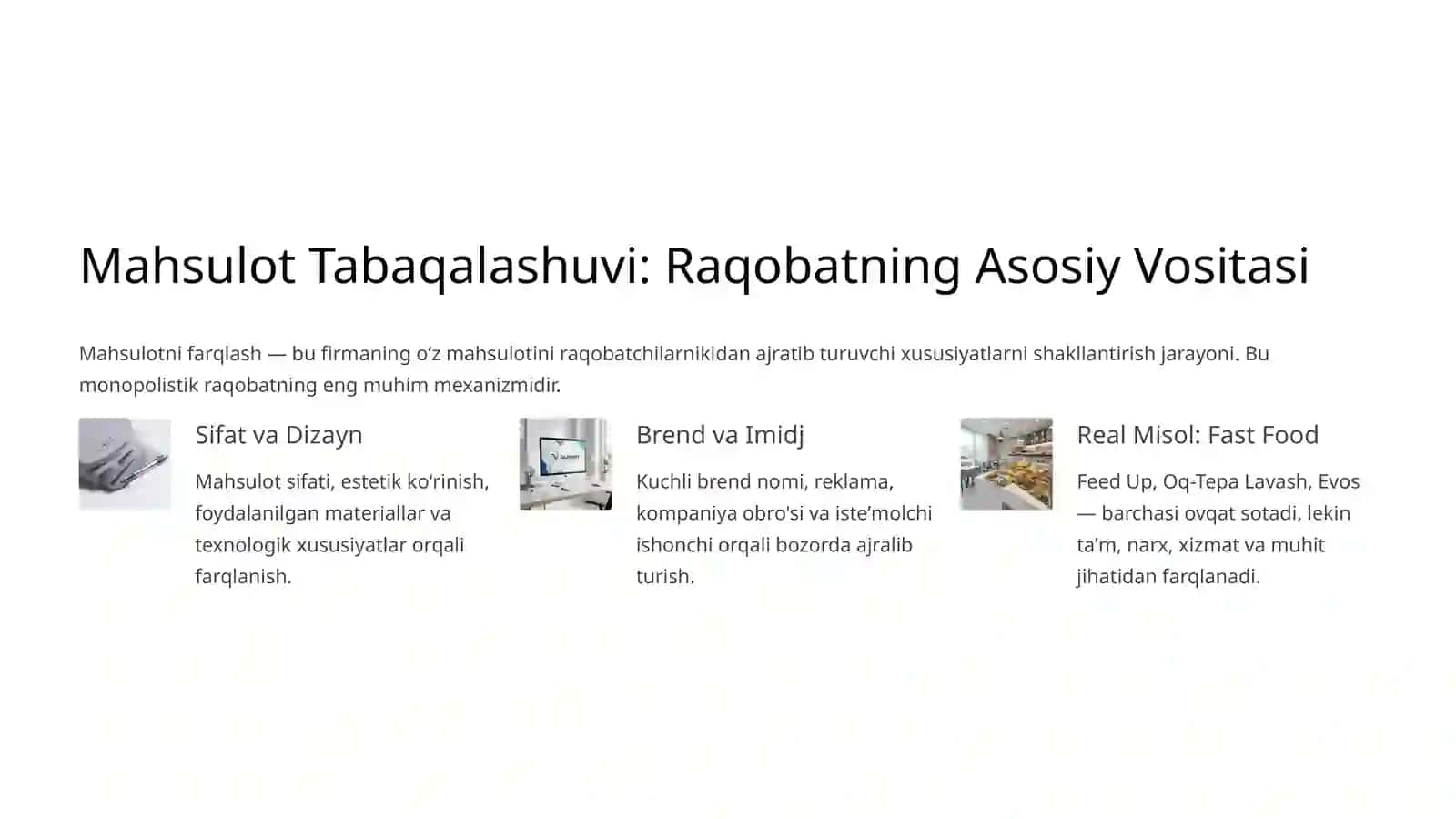 Monopolistik Raqobatlashgan Bozor Muvozanati 4