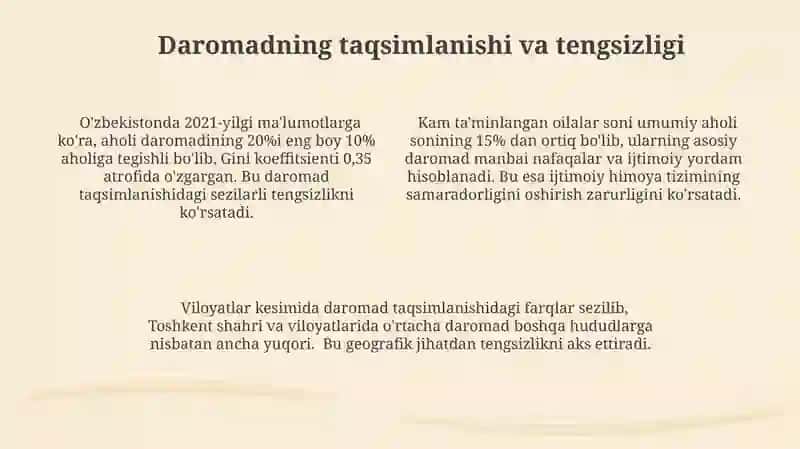 Hayot darajasi va uning koʻrsatkichlari 4