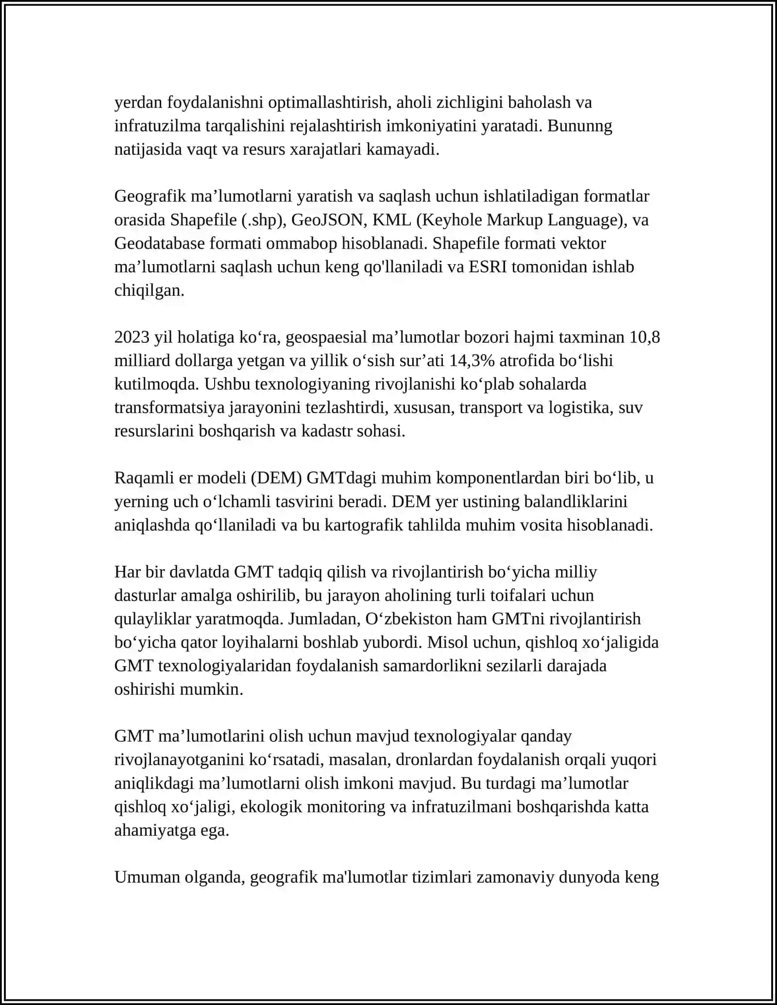 GEOGRAFIK TIZIMLAR 4