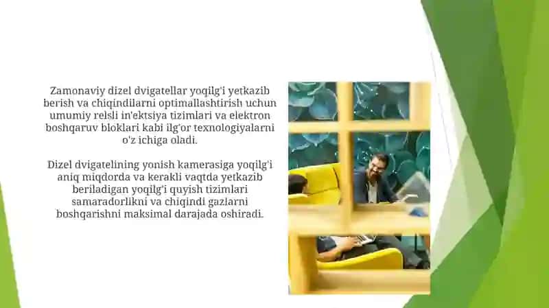 Dizelli dvigatellarning ishlash prinsipi va texnologiyasi 4