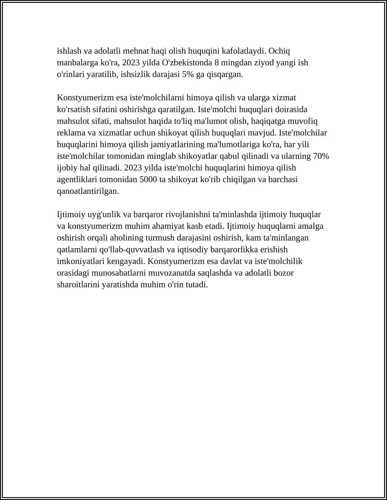 Ijtimoiy huquqlar va konstyumerizm 4