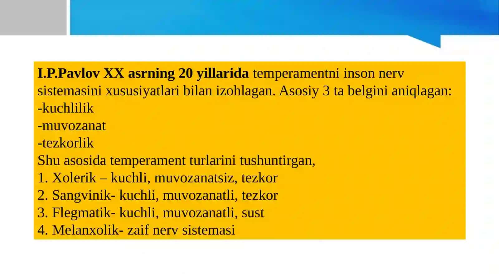 Shaxs temperamentini tadqiq etish metodlari 4