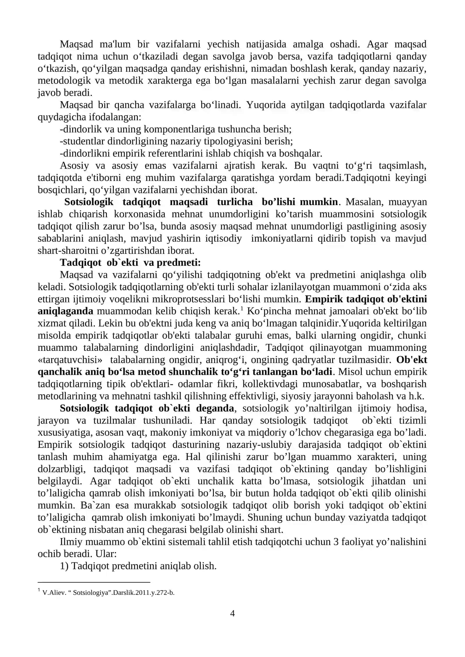 2-mavzu: Ijtimoiy ishda sotsiologik tadqiqot muammosi va strategik rejasini asoslash 4
