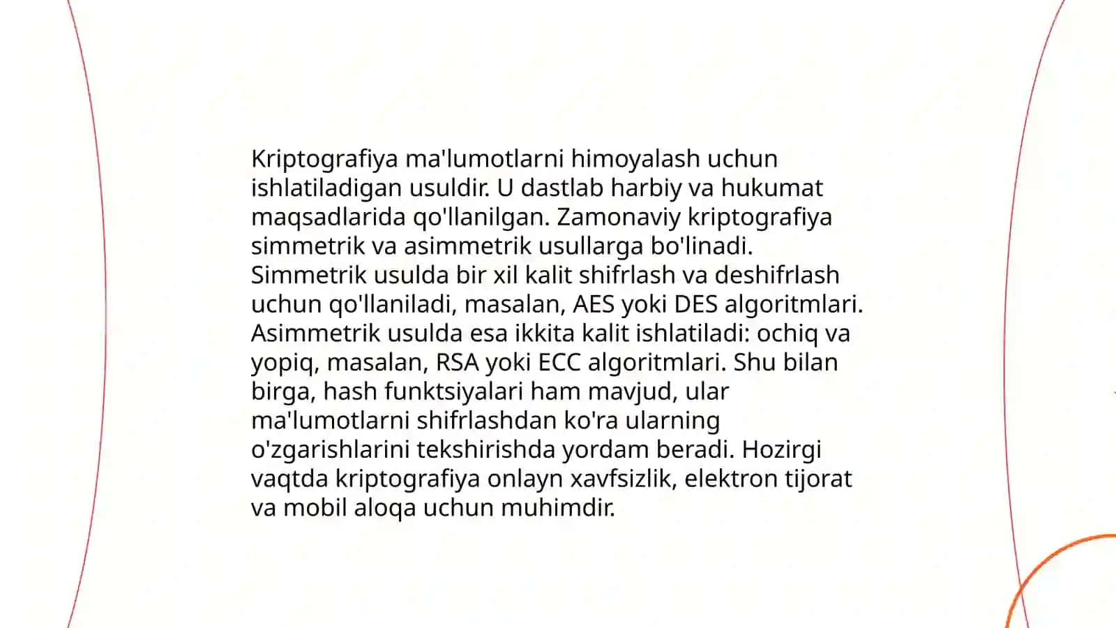Axborot xavfsizligini ta’minlash usullari 4