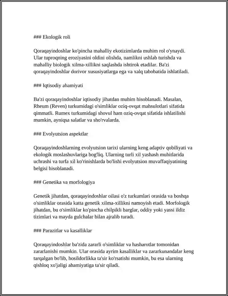 QORAQAYINDOSHLAR OILASI 4