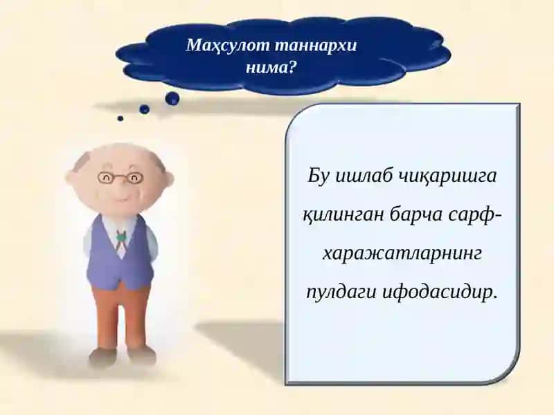 КОРХОНА (ФИРМА) ХАРАЖАТЛАРИ ВА ФОЙДАСИ 4