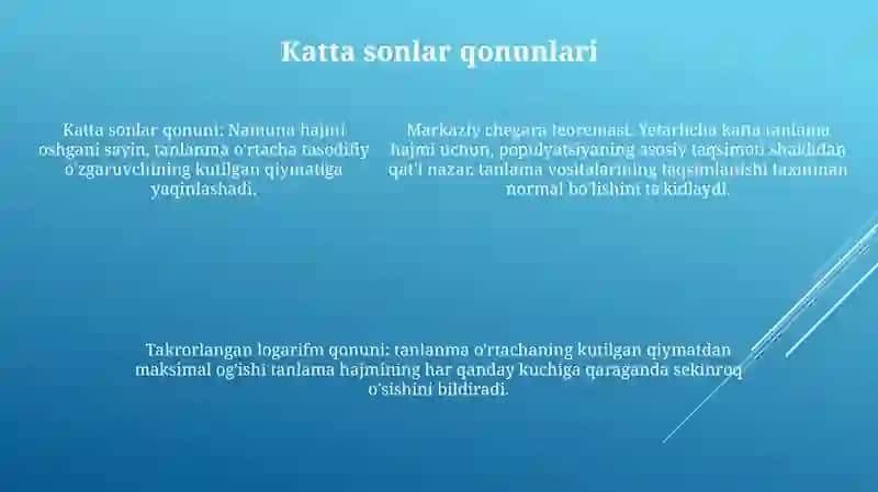 Limit Teoremalari 4