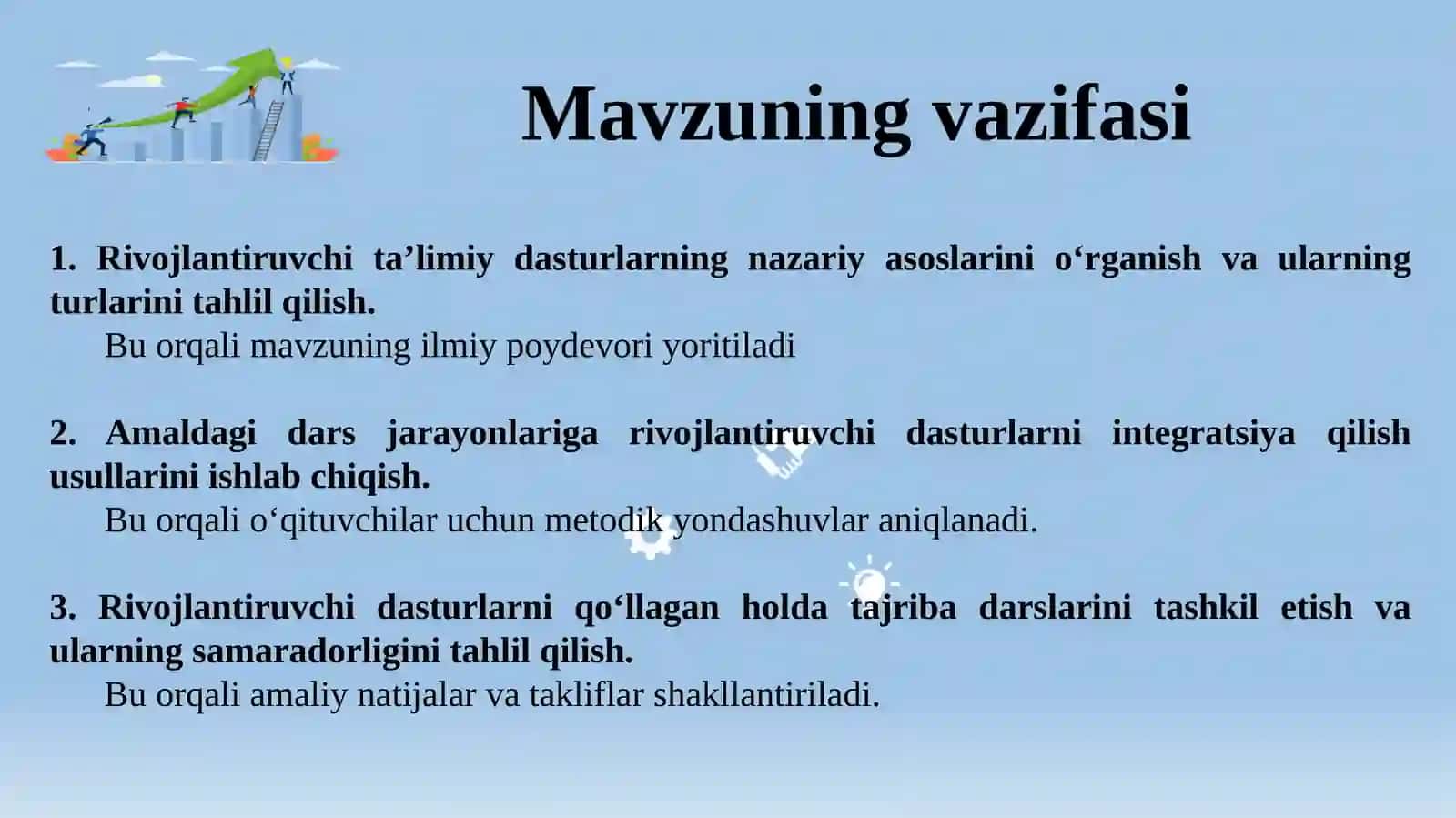 Maktabda rivojlantiruvchi ta’limiy dasturlardan foydalanish amaliyotini joriy etish 4