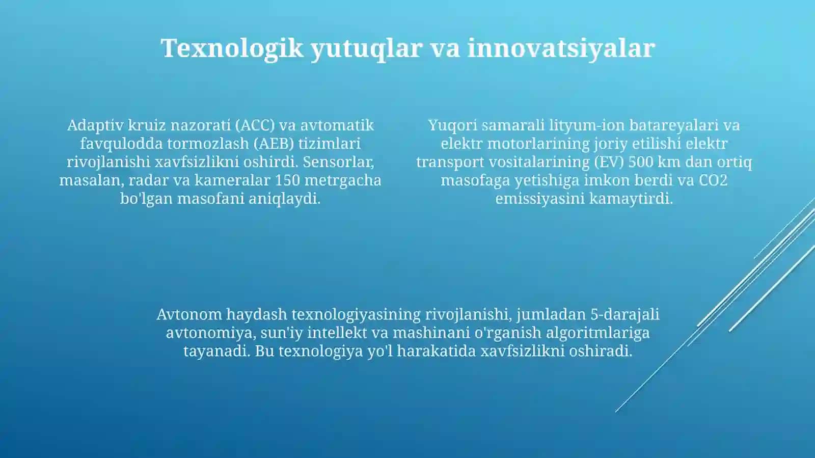 Sanoat avtomobilsozlik sphasini rivojlanoshi 4