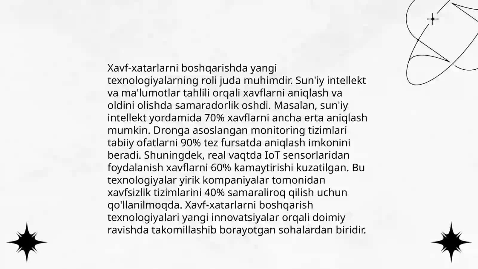 Innavatsion tadbirkorlikda xavf xatarlarni boshqarish mexanizimi 4