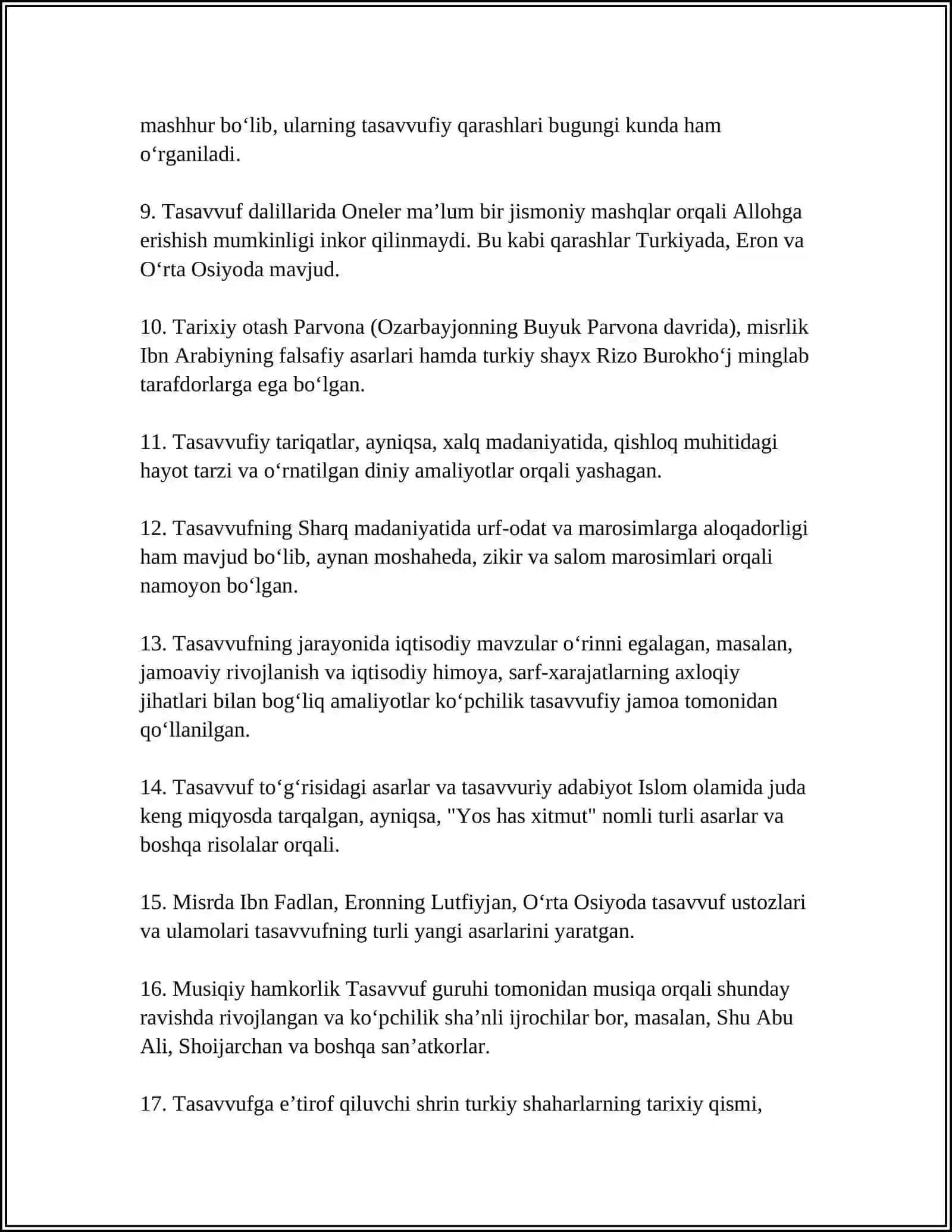 TASAVVUF TA'LIMOTINING SHARQ MADANIYATIGA TASIRI 4