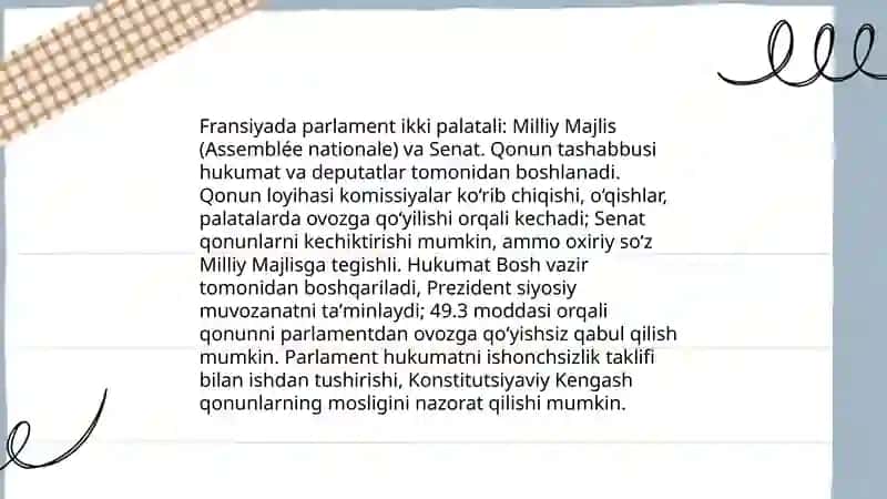Konstitutsiyaviy tuzilma va fransuz huquqi 4