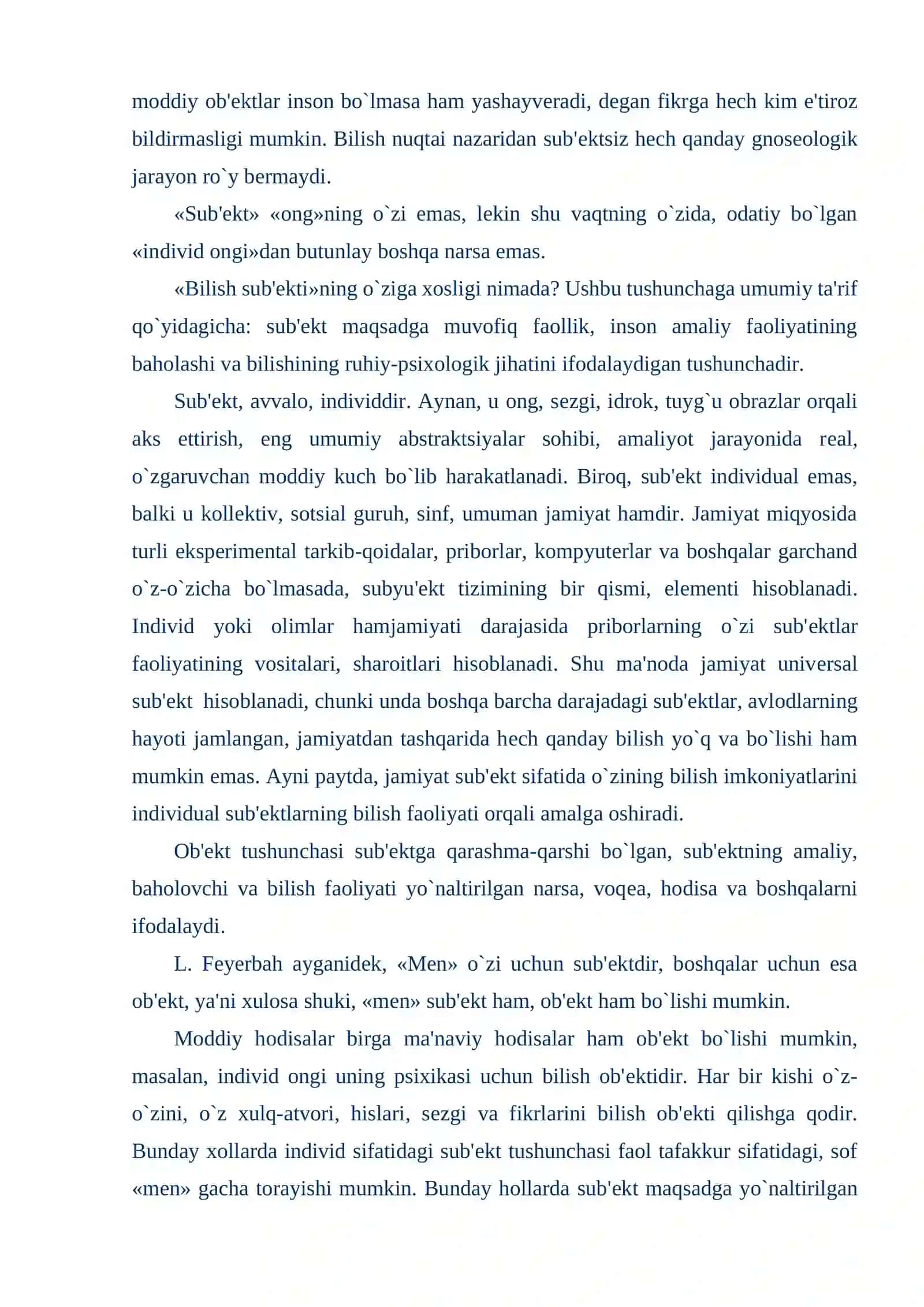 Bilim va bilish falsafiy tahlil 4