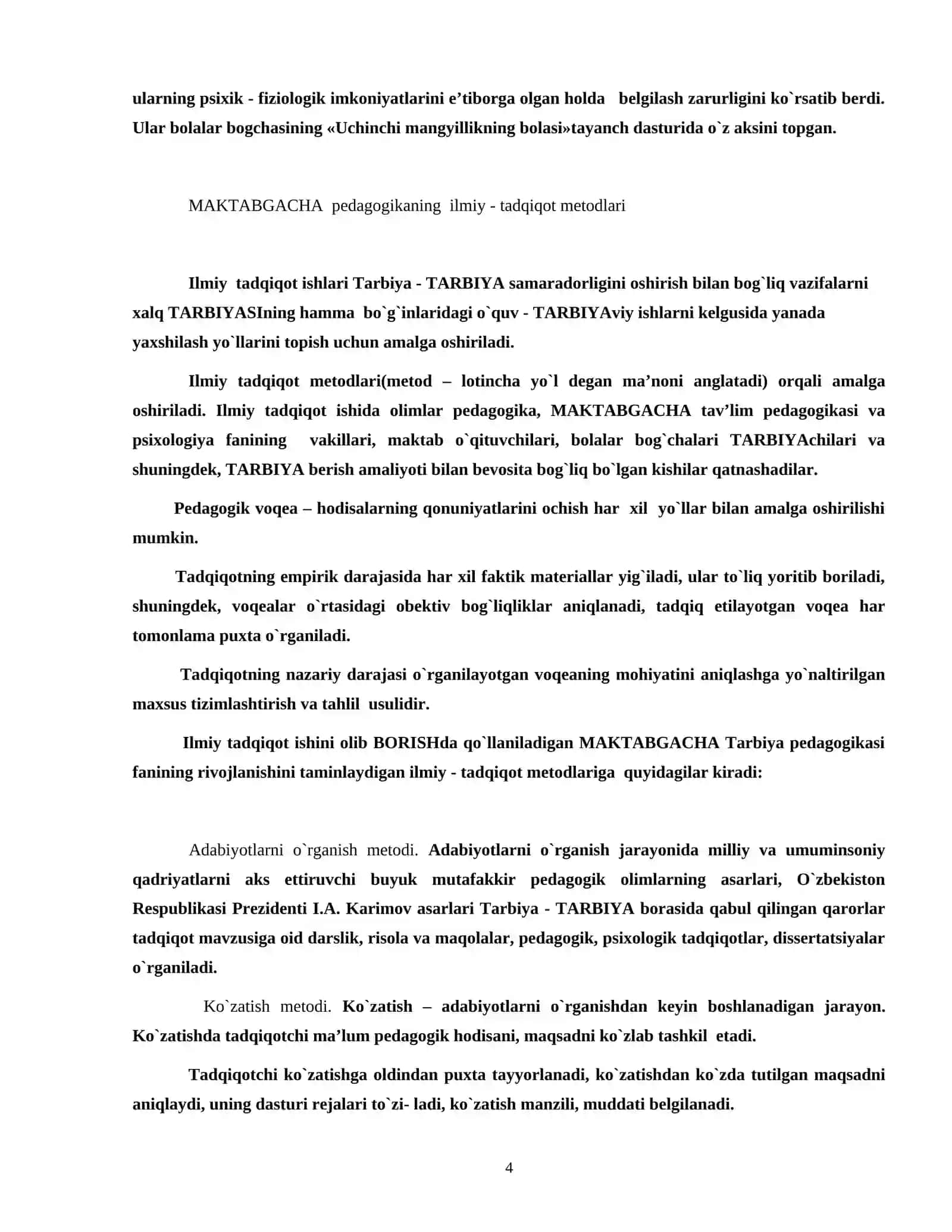 MAKTABGACHA PЕDAGОGIKANING TUSHUNCHASI 4