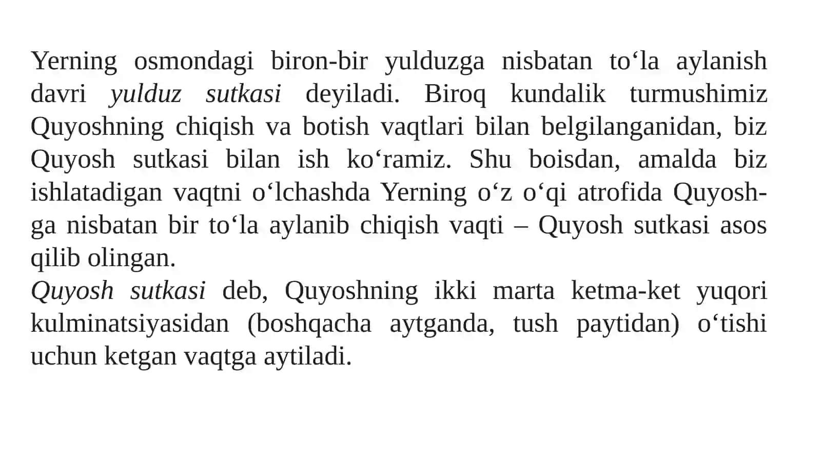 Kalendarlar va Oyning harakati 4