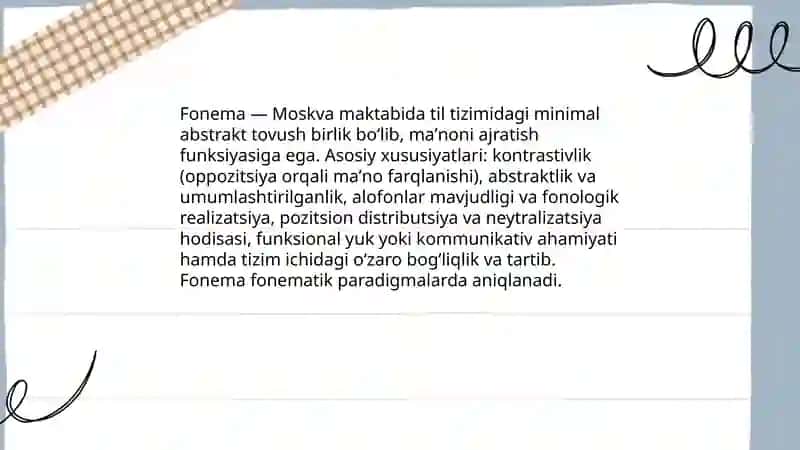 Moskva fonologik maktablarida fonema nazariyasi 4