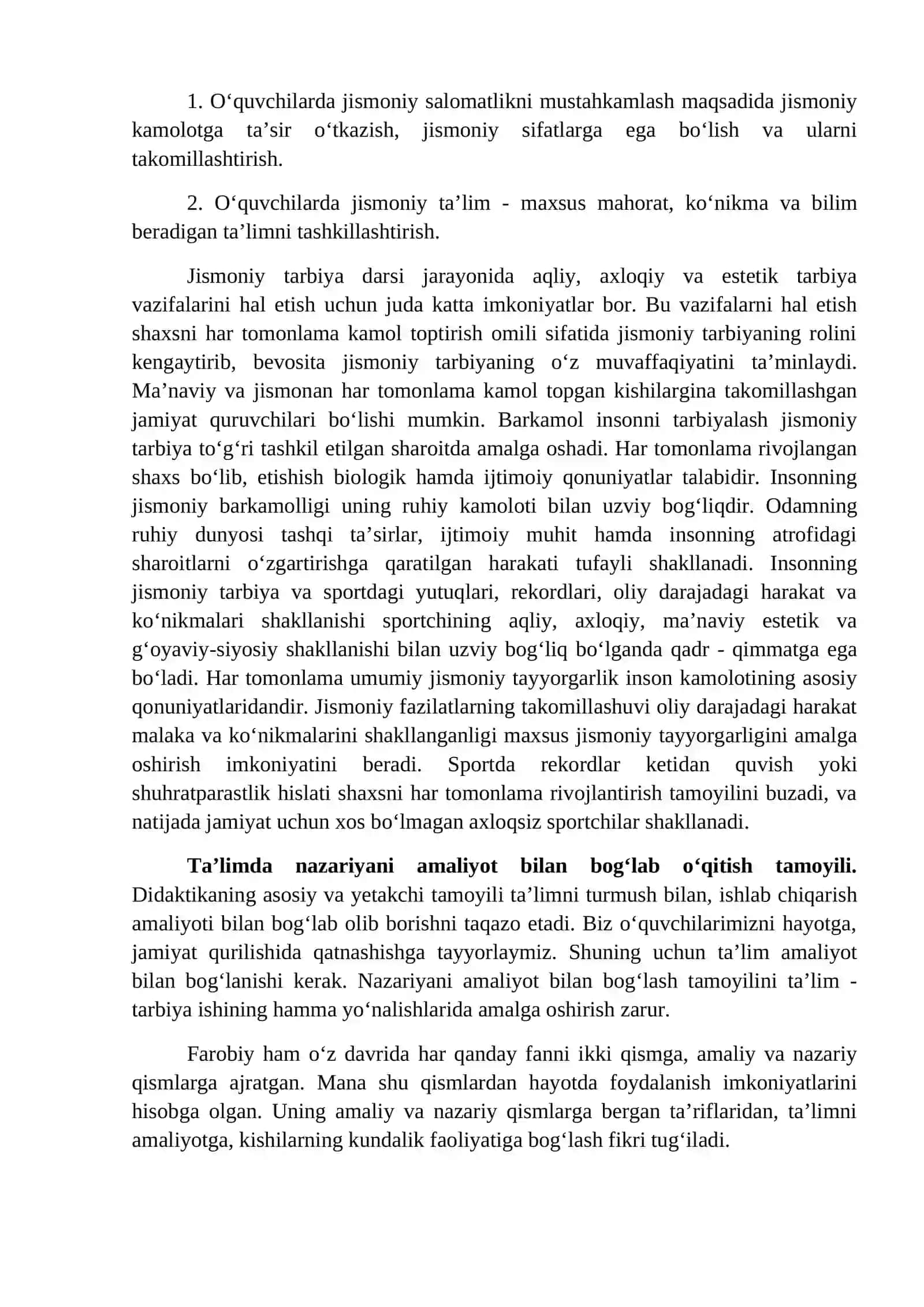 JISMONIY TARBIYA VA SPORT SOHASIDA TA’LIM TAMOYILLARI 4