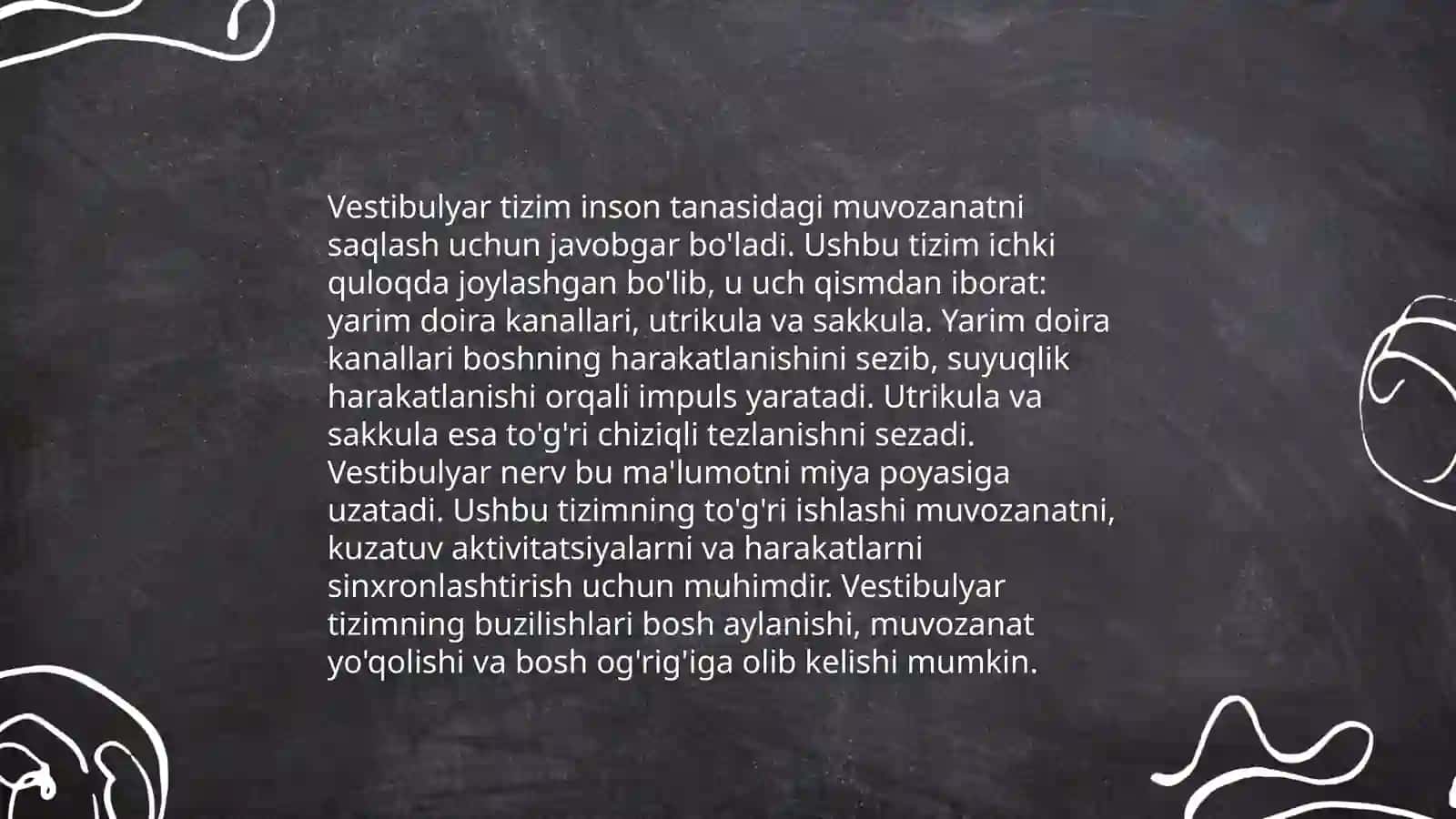 Eshituv va vestibulyar analizatorlar 4