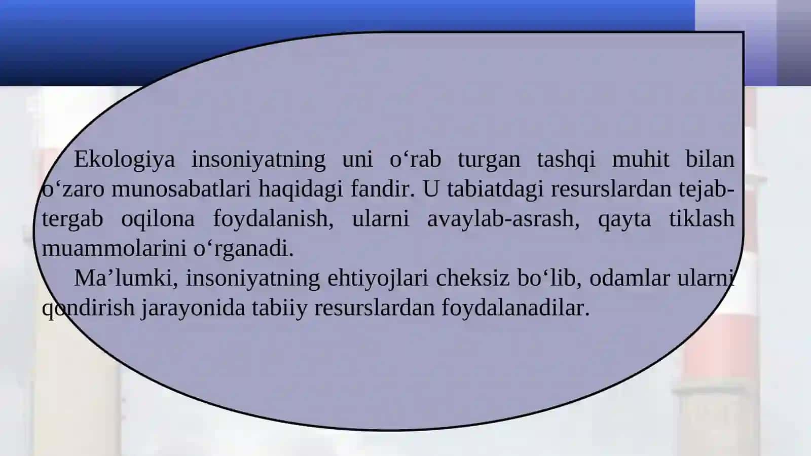 ISHLAB CHIQARISH VA EKOLOGIYA 4